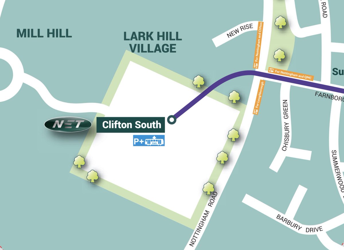 faisalislam's tweet photo. Nottingham Express Transit trams gets a much needed extension to Clifton South… that it already has had since 2015 🤔 https://t.co/nEY7nU3MAV