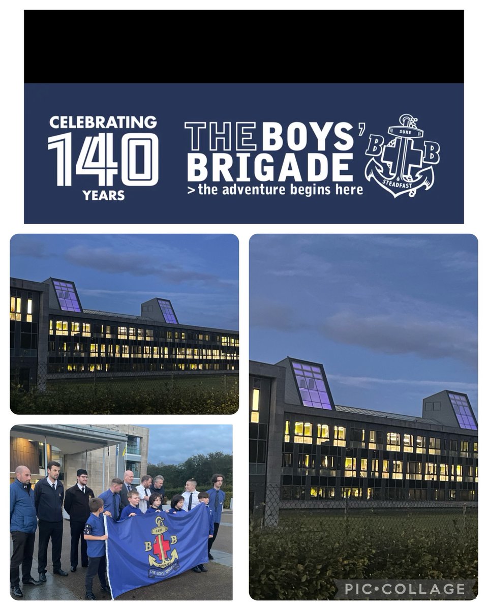 Delighted to host West Lothian Boys Brigade @LoveWestLothian civic centre this evening We celebrated the 140th anniversary of The Boys Brigade #community