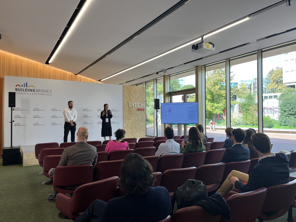 bamboocp's tweet photo. Insightful pitches from @impakAnalytics and @Impaakt1 about impact materiality &amp; 360 approach to ESG Risks @ #BuildingBridges2023 
#impactassessment #materiality https://t.co/tJapz4NzeX