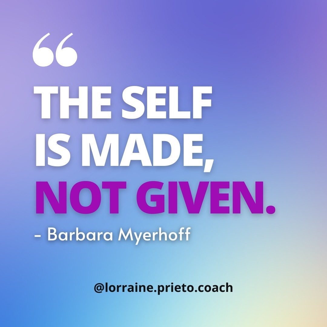 'The self is made, not given' - a powerful quote📣 that reminds us that we have the ability to shape our own identity and create the life we want. It's important to embrace our individuality and take ownership of our choices!

#ownyourlife #goals #dreams #choosehappiness