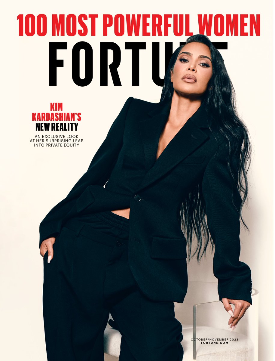 KimKardashian's tweet image. THE COVER OF FORTUNE MAGAZINE