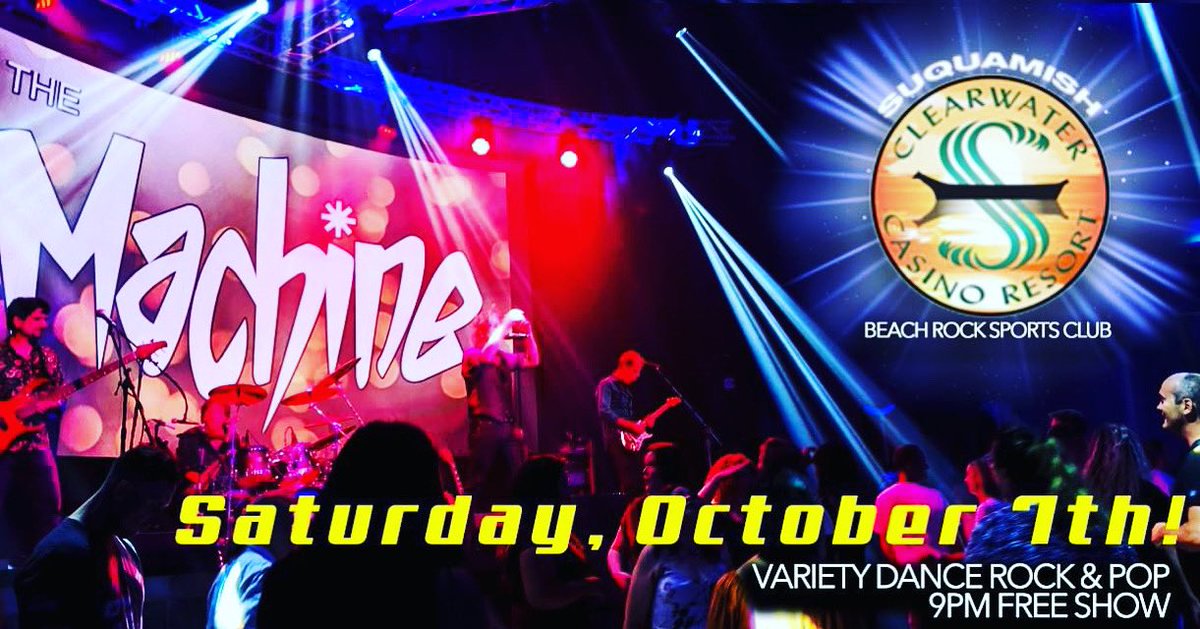 BWoolleyMusic's tweet image. Coming at ya Squamish!! Join @Machine_Seattle at @Clearwaterisfun this Saturday!