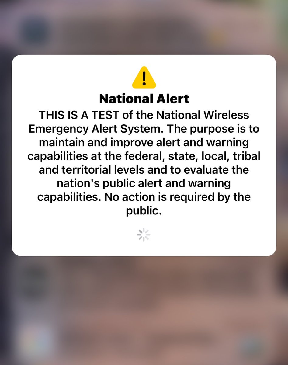 Well what do you know… didn’t have to get in my car and find a participating #AMRadio station to successfully receive today’s #EAS #EmergencyAlertSystem test. Let consumers choose. Say no to government mandates!
