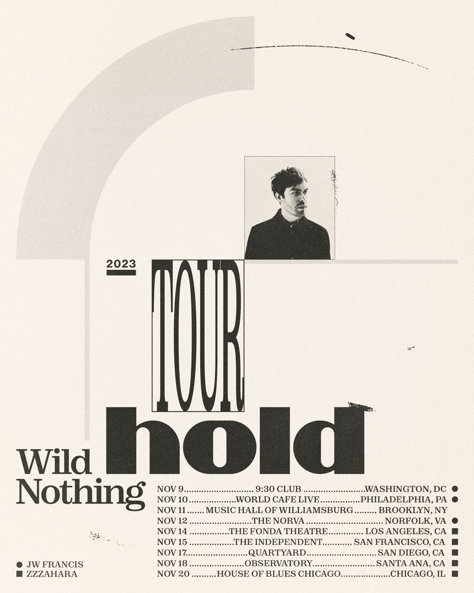 Tour starts Nov 9, be sure to pick up tickets early! wildnothingmusic.com/tour