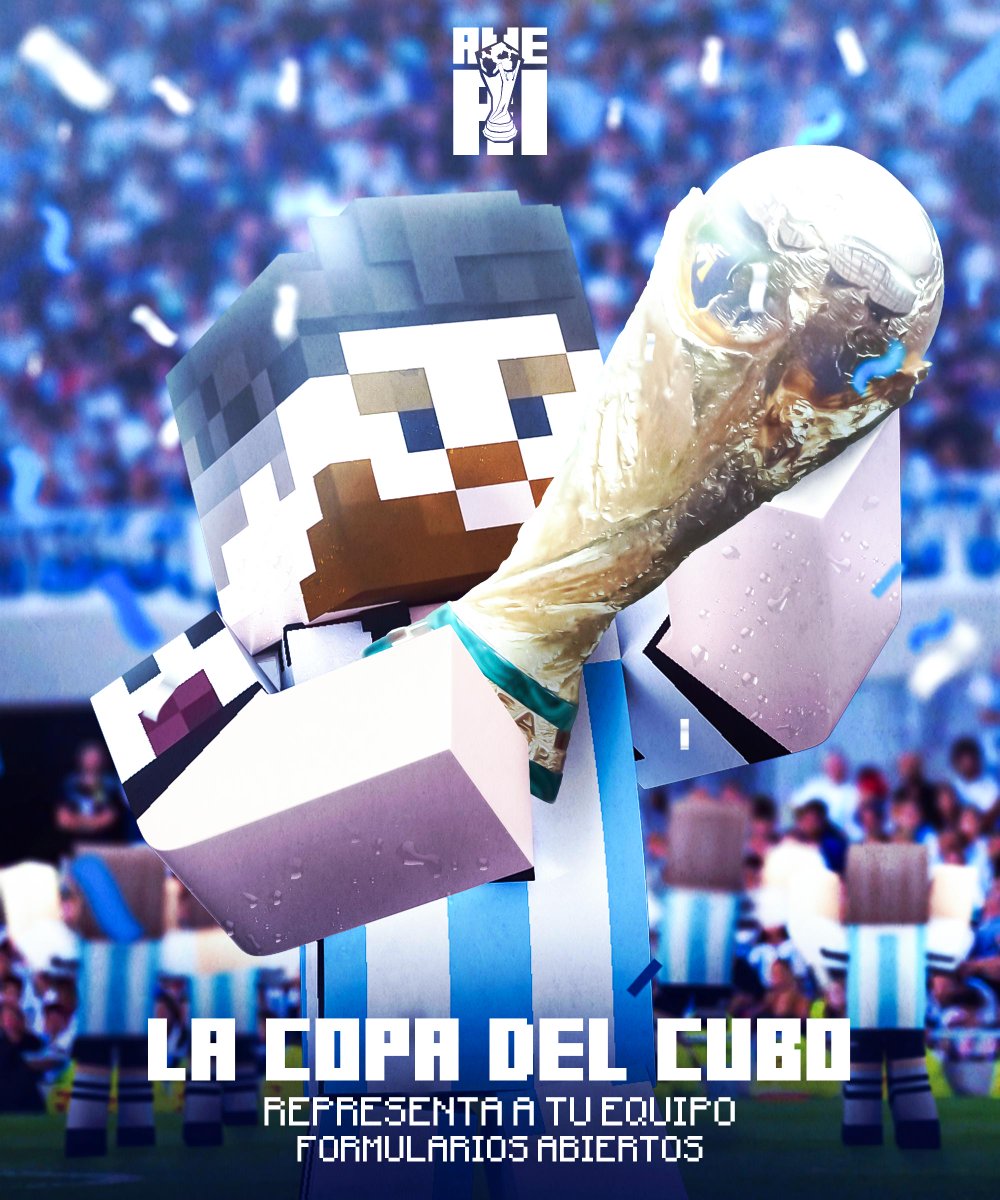 AngelHDP_'s tweet photo. 🎊EVENTO DE MINCRAFT STREAMERS Y VIEWERS🎊

LA COPA DEL MUNDO (AMERI) 🌓
un evento de minecraft de FUTBOL. donde distintos paises estaran compitiendo, a ver cual es el mejor. 😱

¿estas interesado? Manda DM o COMENTA. 🫡 https://t.co/99l8HXOT1W