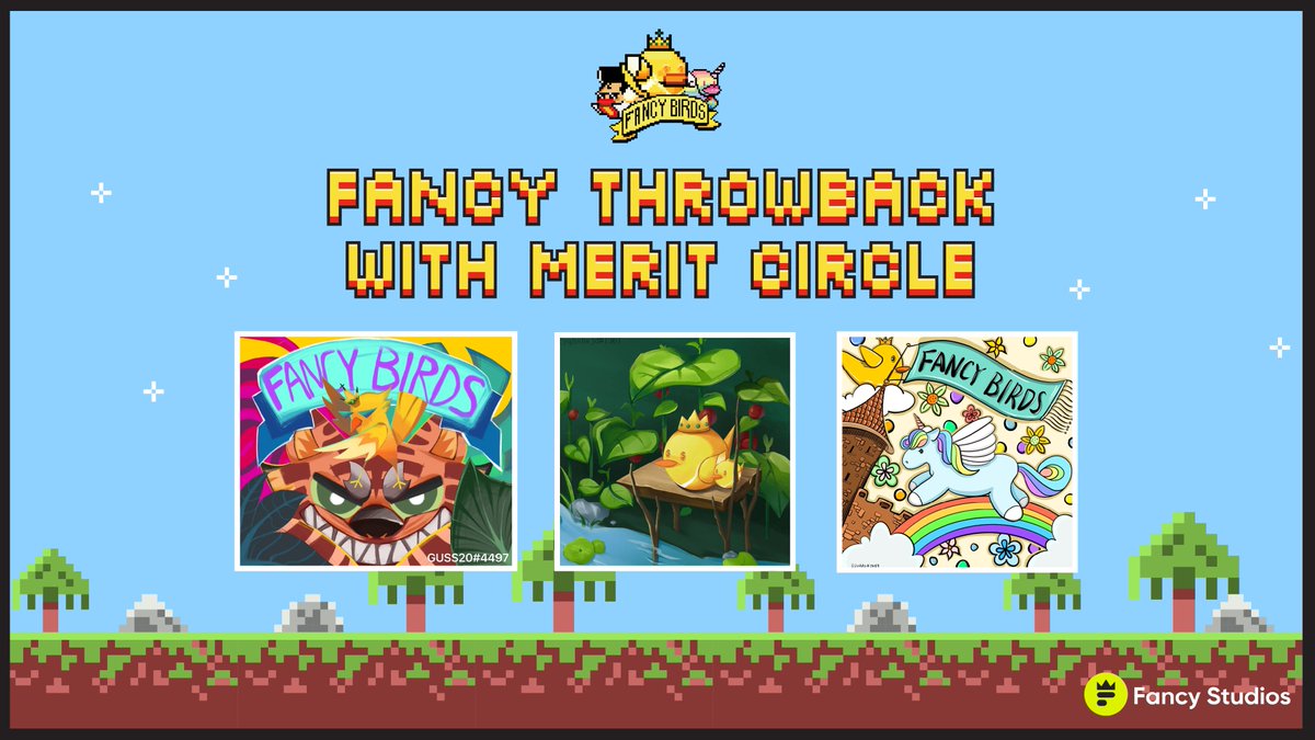 🎩 Fancy Birds Throwback Thursday! 🐦✨

Remember that enchanting fanart collaboration we did with @MeritCircle_IO a while back? 🚀🌟 The Fancy Flock's creativity knows no bounds! so let's take a stroll down memory lane. 🚀

Click the link and share your favorite fanart memories