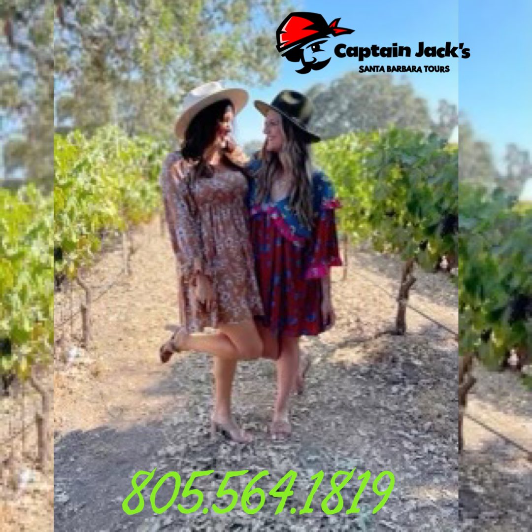 🍷 Cheers to another incredible day of wine tasting on Captain Jack’s Wine Tours! 🍇🚐 Our journey through picturesque vineyards, exquisite wines, and the joy of great company makes every moment unforgettable. 🌟🥂
805.564.1819 book now🤩
 #WineAdventures #winelover #sbtours