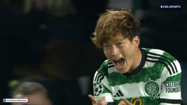 Silky smooth from Celtic! 🍀Kyogo Furuhashi finishes off a lovely team move.