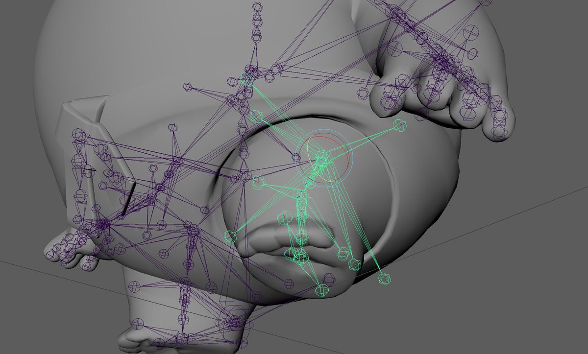 Q: How much detail goes into 3D modeling a character like Onyx, he's just a ball?! 

A: Yes 🥸

#ProjectDaruma #Onyx #indiegames