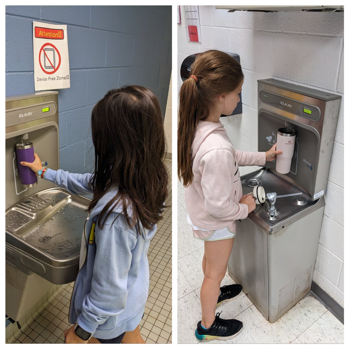 Both staff and students are thrilled to have our new water bottle filling stations installed this week. Thank you <a href="/PUEPTA/">Pleasant Union Elementary School PTA</a> for purchasing these awesome additions to our building and for your continued support of our community! #PTA #parentsupport
