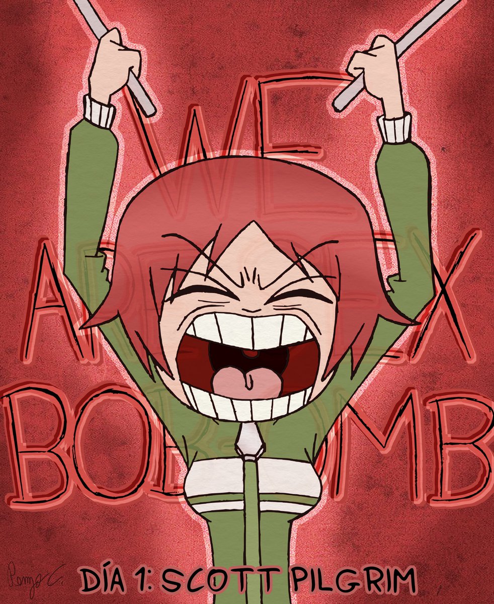 RNZ_Department's tweet photo. ONE, TWO, THREE, FOUR!
Día 1: Scott Pilgrim
#inktomico #atomonetwork #atomiko #alertaatómica #digitalsketch #cartoondrawing #scottpilgrim #scottpilgrimvstheworld #kimpine https://t.co/Sd6feB3Zp7