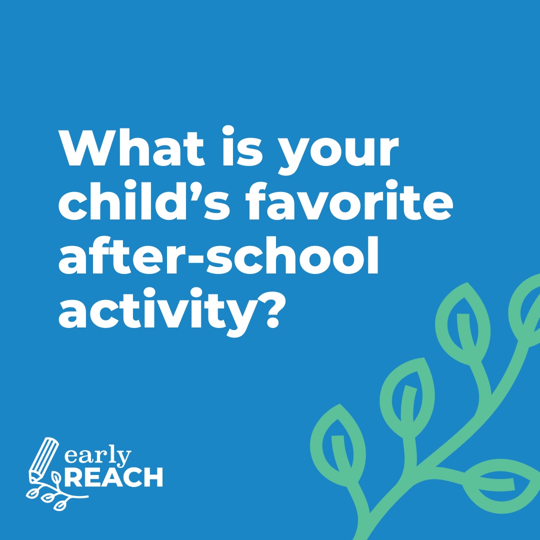 Whether it involves outdoor adventures, quality time with friends, or engaging in fun activities with their parents, we're eager to know what activities your child enjoys the most! Share their favorites with us in the comments below! 😊

#parenting #earlyREACH #commentbelow