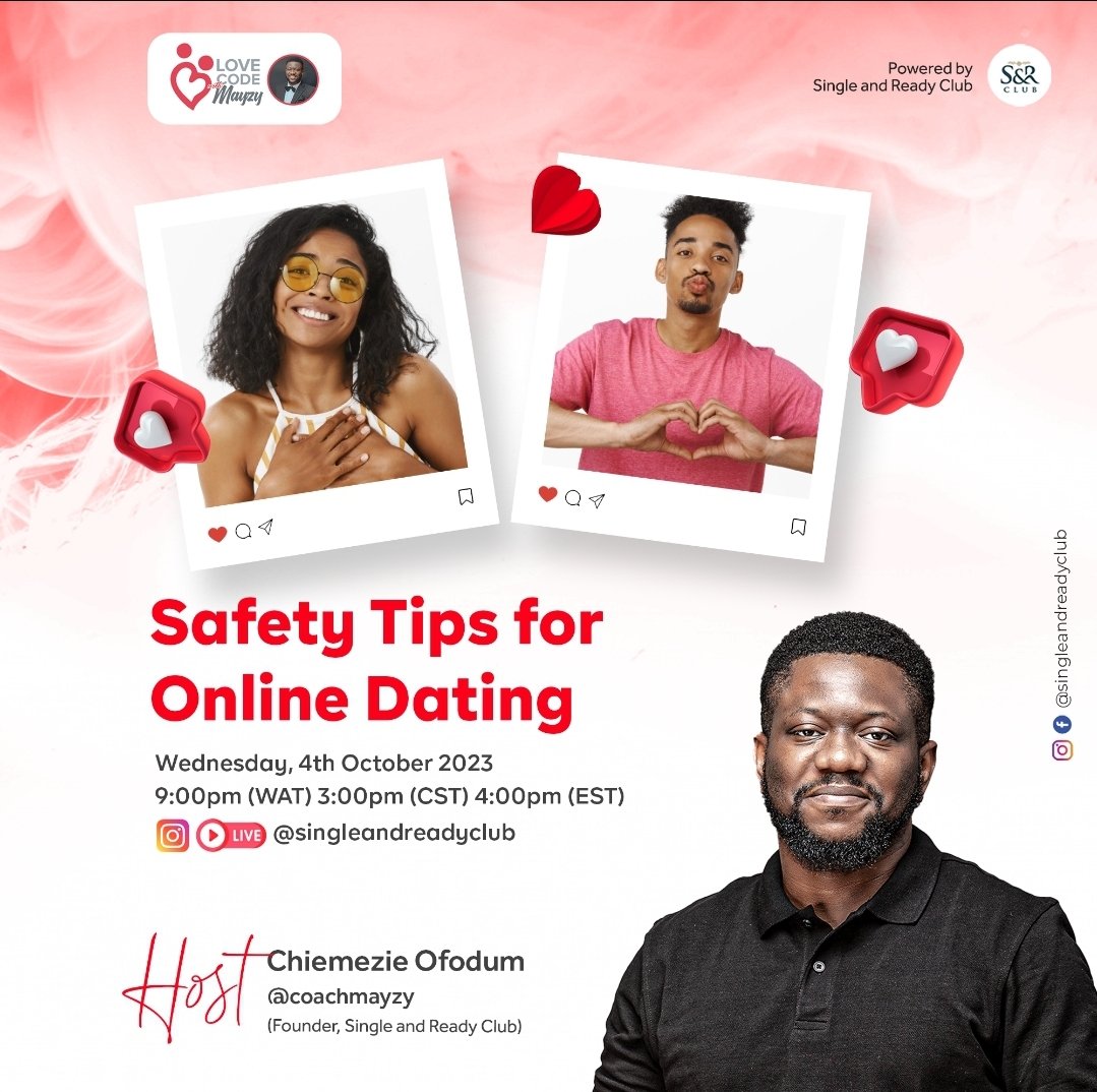coachmayzy's tweet photo. Online dating is here to stay. Join us today to talk about getting it right. 

Here's the link to join:
https://t.co/uNR4z4BvPh

*Time: 9pm (WAT), 3pm (CST), 4pm (EST)*

#wisdom #relationship #loveanddating #datingadvice  #love #single #singles #readytomingle #onlinedating https://t.co/3RoVXbh0fo
