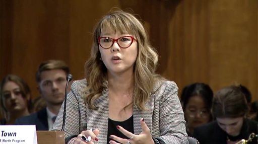 'Waiting for #NKorea to come around as the security situation on the Korean Peninsula becomes more dangerous does not serve the collective interest of the US or our allies.' - @j3nnyt0wn testifying before the Senate Foreign Relations Committee on security on the Korean Peninsula.