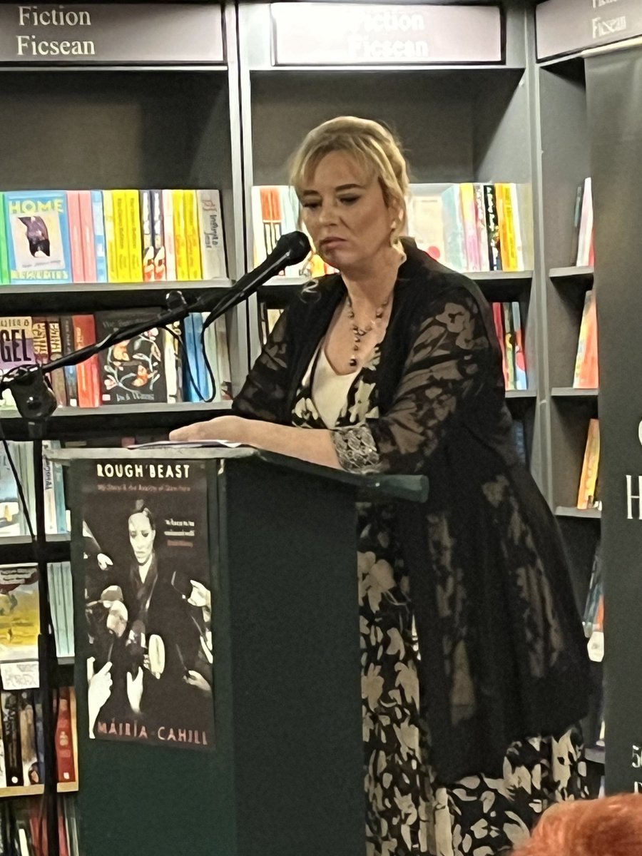 A moving and compelling contribution from Mairia Cahill at the launch of her book Rough Beast tonight. A must read for all with an interest in this Island’s political story.