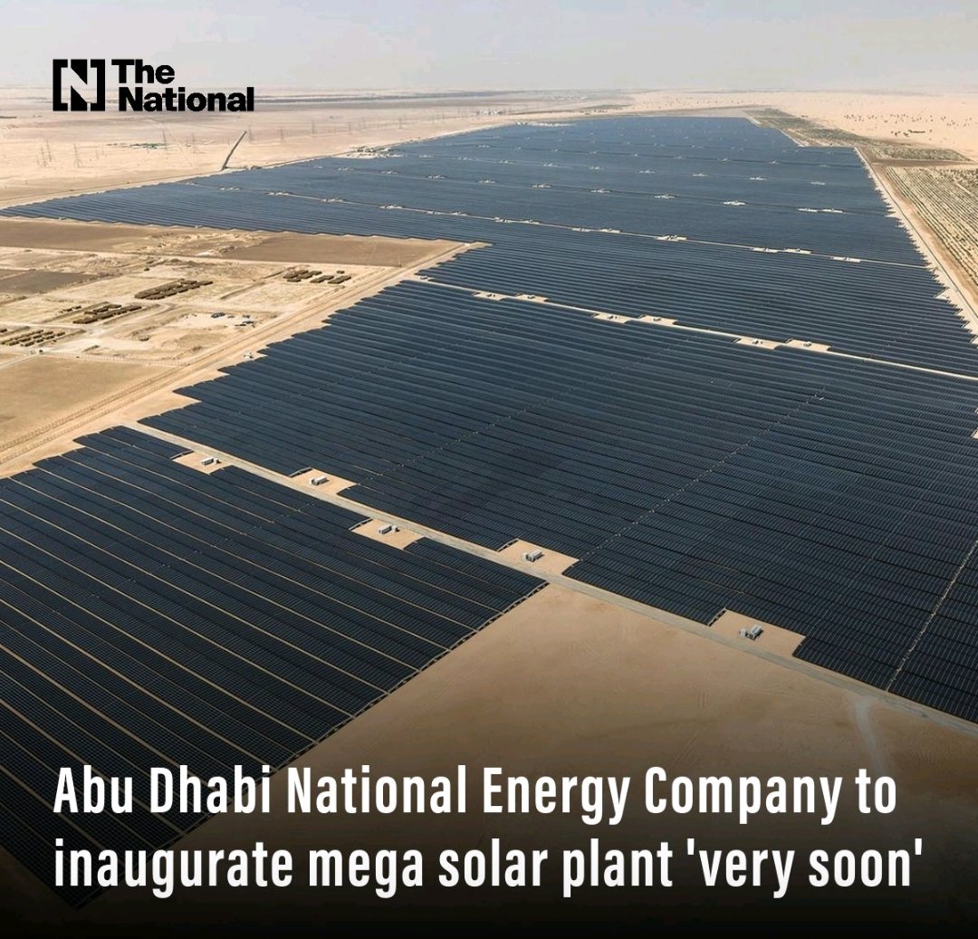 kojinahmed's tweet photo. AbuDhabi National Energy Co. soon to inaugurate solar plant in UAE.
Also known as TAQA has operating right in 1 oil block in #Kurdistan with production capacity almost 50K bopd.
Via @TheNationalNews https://t.co/gYQXRpNs7R