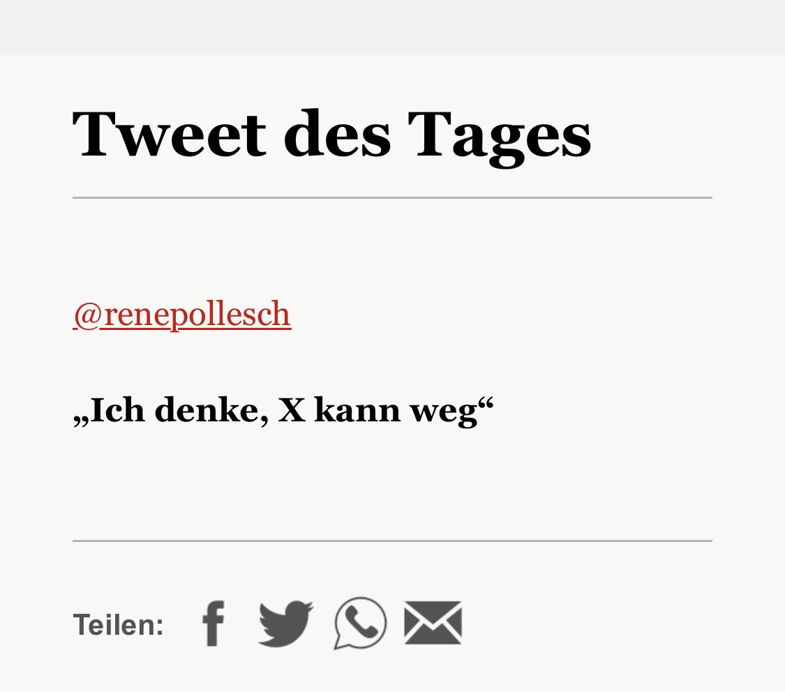 @renepollesch und ich haben heute den Tweet des Tages im @TspCheckpoint beerdigt. 👋