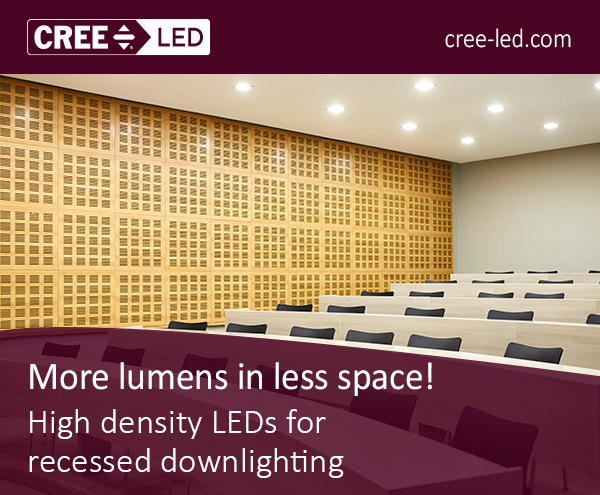 Cree_LED_SGH's tweet photo. Get more #LED #lumens per watt in less space without sacrificing performance. For high density #downlight apps in #education, #healthcare, #office &amp; #retail space. Wide range of CRI and CCT options and long life cycles in recessed applications. Solutions: https://t.co/53JC3hkGlU https://t.co/a3oeVzUQ2Q