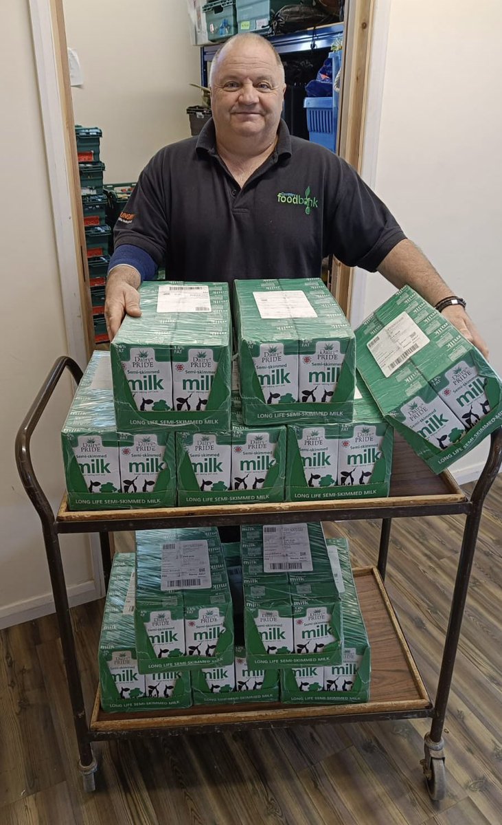 We did a little bit for the local food bank yesterday with a small donation of milk to help out. 

👍🏼