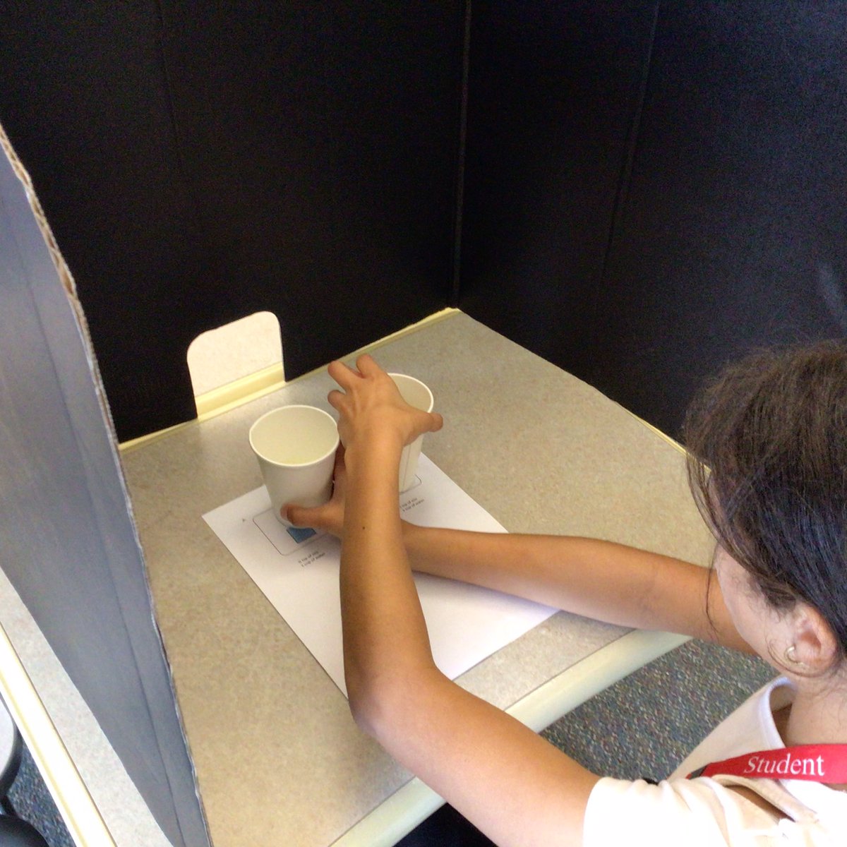 Mr_C_MSN's tweet photo. Students explored recipes and ratios by conducting a lemonade drink experiment. They matched the cup with the ratio after taking a drink. @LZdistrict95 #MSNLearns https://t.co/glZZYTkRiK