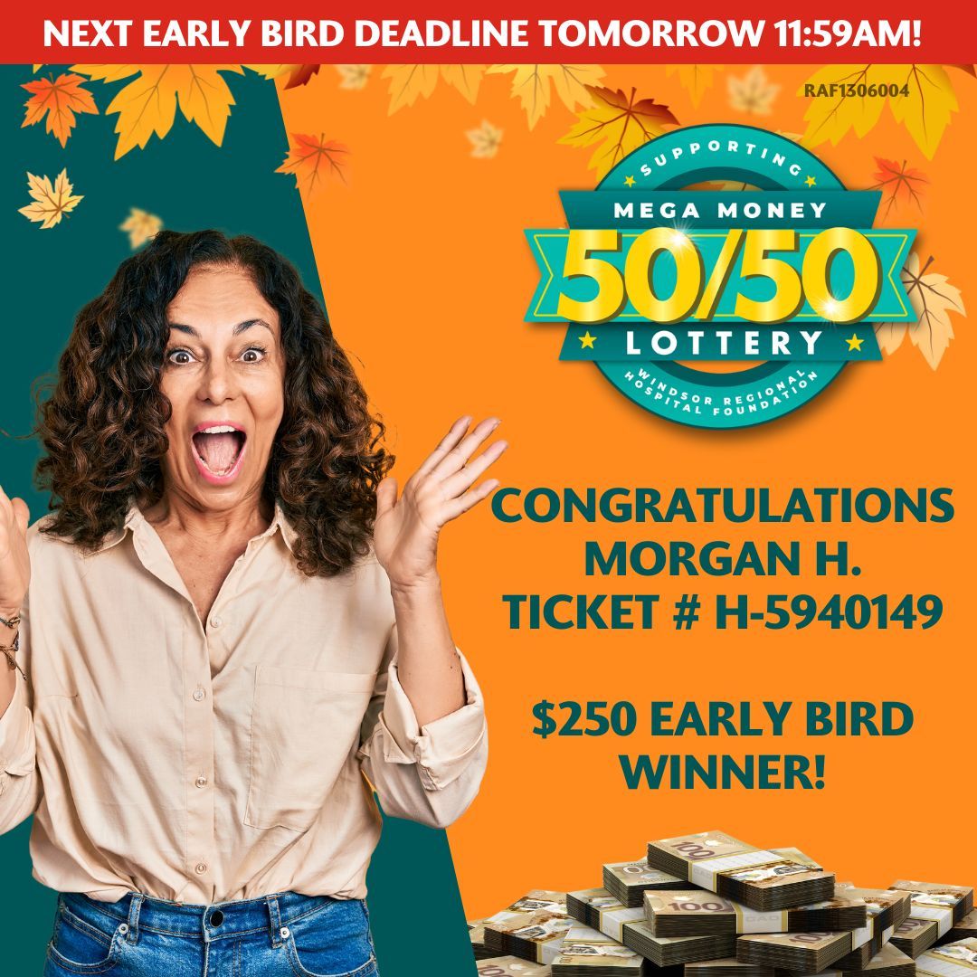 Auto Lotto Early Bird Deadline Tomorrow!