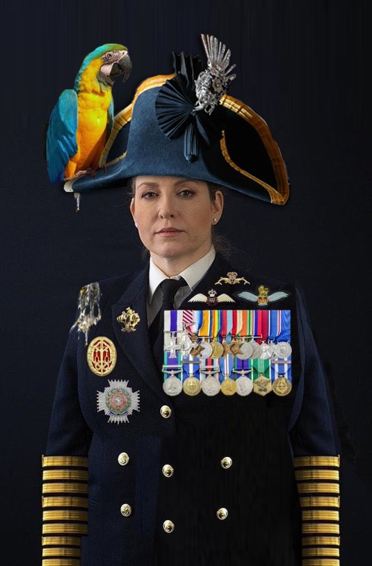 @McReadier We really are lucky to have Admiral Mordaunt on shore leave from patrolling the channel and keeping us safe from those EU bastards. HMS Toryspiv will no doubt soon be restock with turnips and other root vegetables and once again, fearless Penny will be back on patrol.