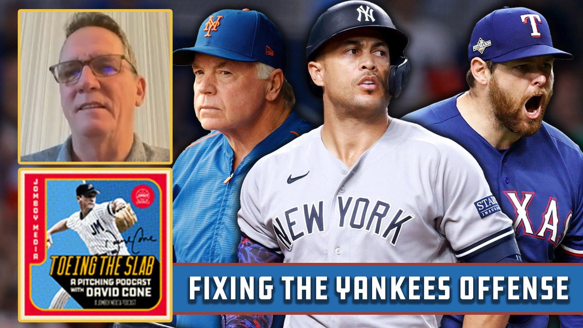 ToeingTheSlab's tweet image. NEW TOEING THE SLAB

- David critiques the Yankees offensive approach
- Rather a bye or Wild Card momentum?
- Buck, Kapler, and Nevin fired
- Jerry DiPoto's peculiar comments
- Jordan Montgomery
- MLB playoffs

WATCH: youtu.be/bM6KBq0wi_0
LISTEN: tinyurl.com/yfhtbj9c