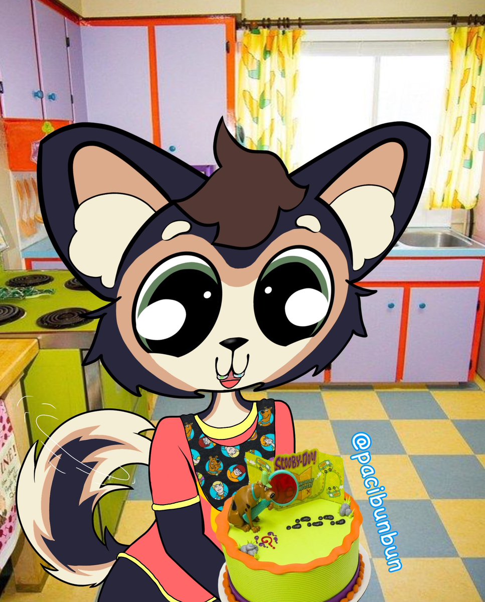 Pacibunbun's tweet photo. Day 4 βwagβ
of #tottober2023 ! This art prompt is by @ dandelion.pup on instagram, go follow them!
Egg got one of those Scooby doo cakes from the cake books! I miss those
#agere #agerecommunity #agereart #ageregression #sfw #sfwageregression #sfwart #sfwartist #furry #furryart https://t.co/S1jABmZ7iq
