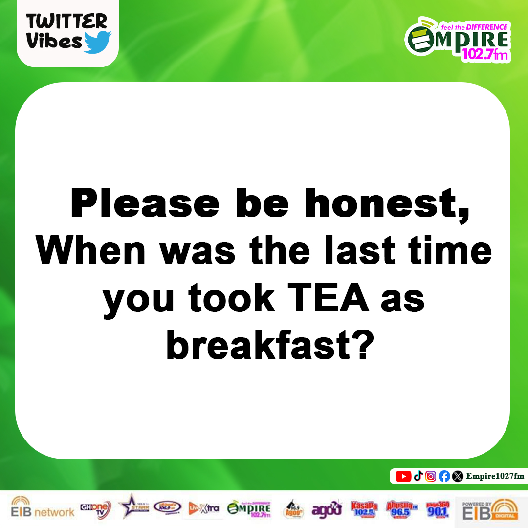 empire1027fm's tweet image. Be honest,🙃

#TwitterVibes
#empirefm