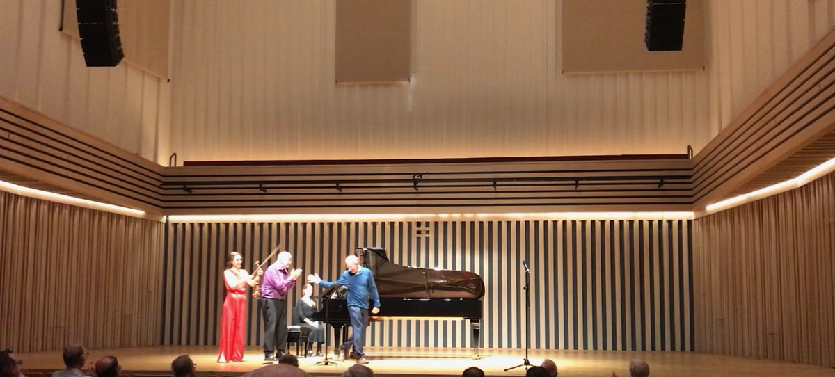 Thank you to <a href="/JenniferPikeVLN/">Jennifer Pike</a> and <a href="/MartinRoscoe1/">Martin Roscoe</a> for their wonderful performance of my Elegy for Ukraine in their fabulous recital <a href="/StollerHall/">The Stoller Hall</a> <a href="/Chethams/">Chetham's School of Music</a>!