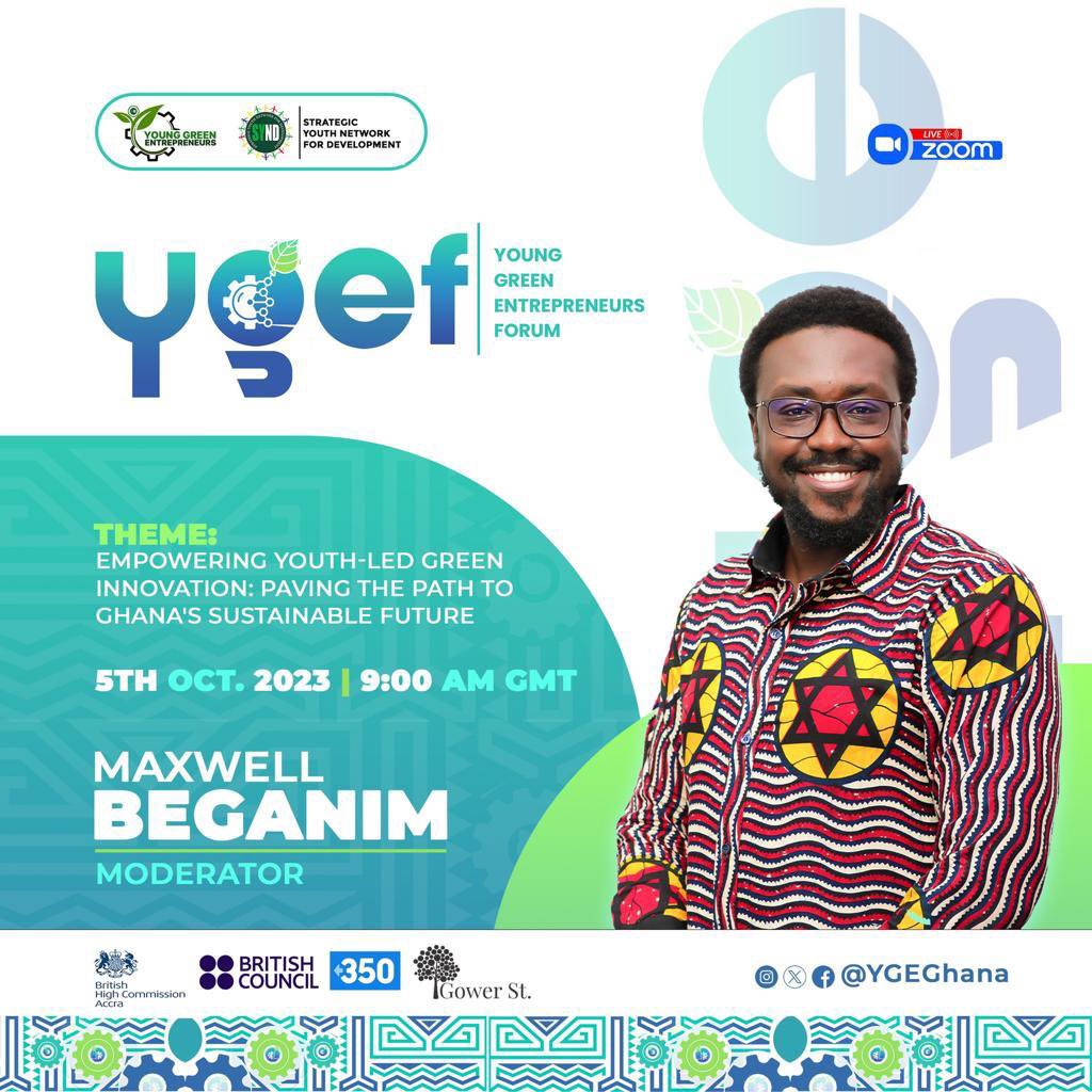 Join us 💥💫
To register and participate virtually, please click on the link below:
350org.zoom.us/meeting/regist…

#YGEF2023 #YouthForChange #GreenInnovations #GreenJobs #GreenSolutions