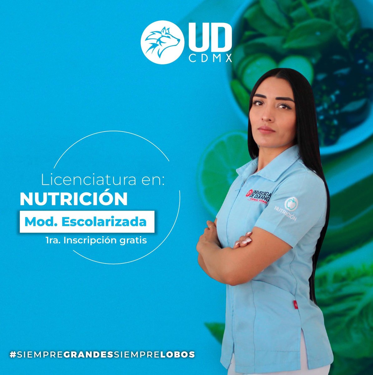 udcdmx's tweet photo. Universidad de Durango Campus CDMX

Licenciatura Nutrición en CDMX 🍎
Modalidad Escolarizada 🍏

Asiste de lunes a viernes 
8:00 a.m a 2:00 p.m

1ra inscripción GRATIS 😃
+Info. vía inbox o
whats app https://t.co/b91NDCv6X3
Agenda una cita.

 #licenciatura #nutriciónCDMX https://t.co/c4v4qlfjzb