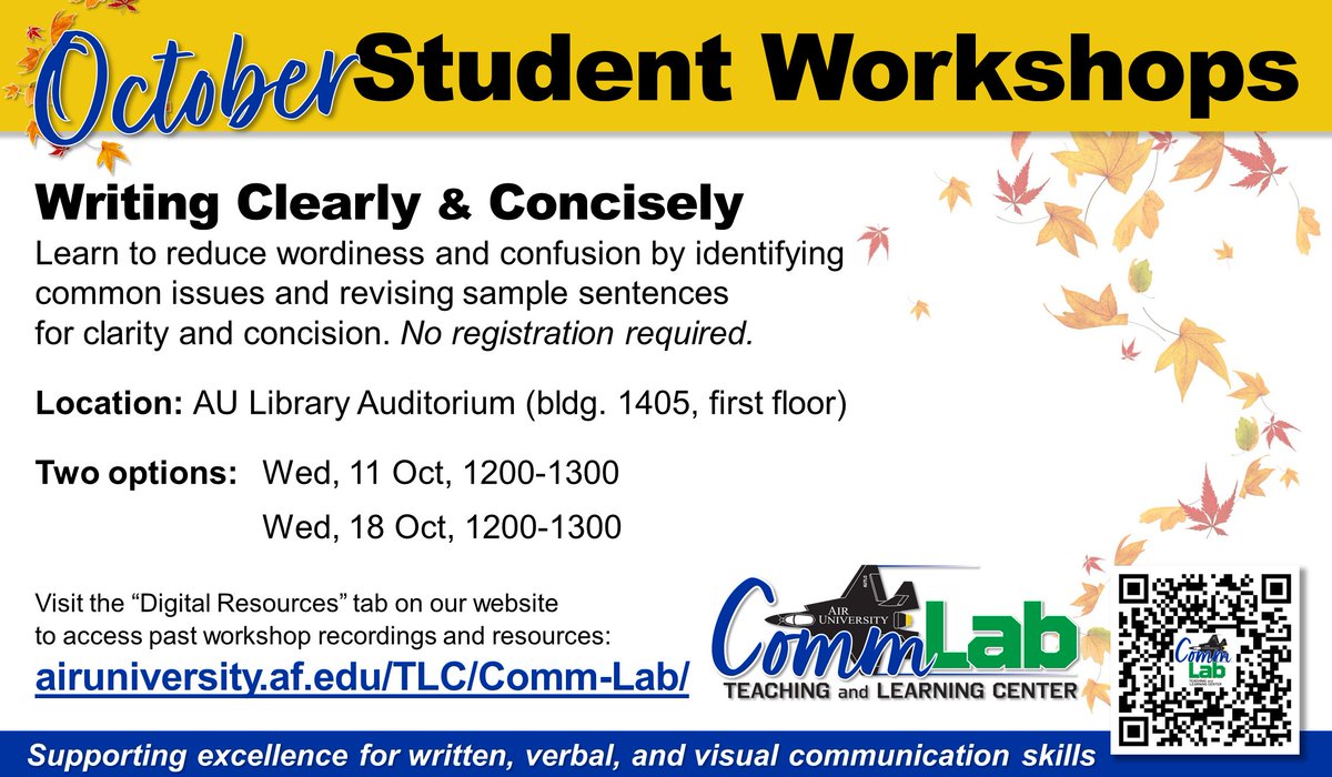 Air University Teaching & Learning Center tweet media