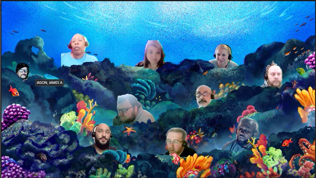 Where you at Wednesday!!! Team Booyah is hanging out under the sea! #MBCGoodStuff #SCFW2023 #LifeAtATT #TeamSelfie
