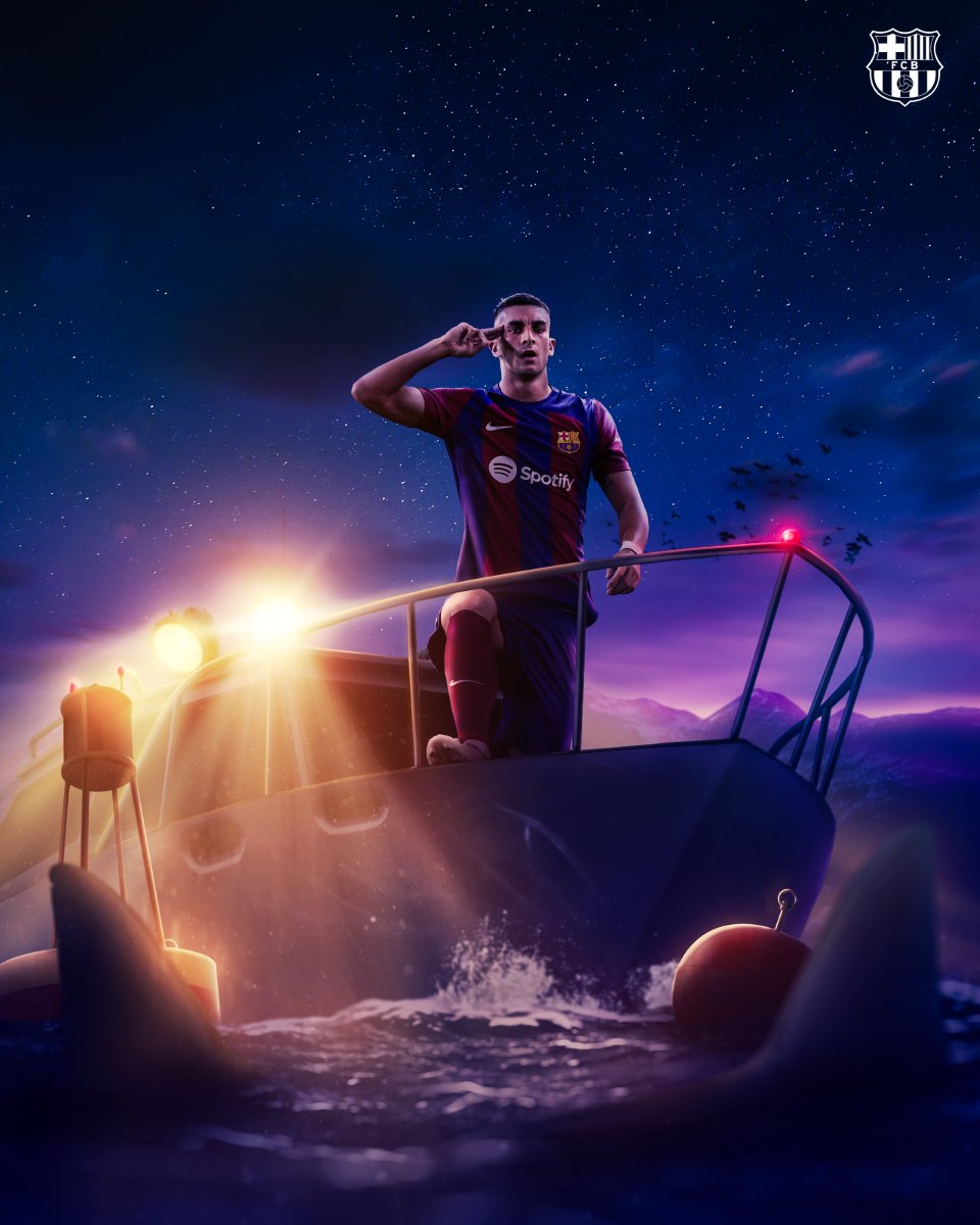 FCBarcelona_es's tweet photo. Depredador del mar 🦈 https://t.co/wKbdM4Tqlo
