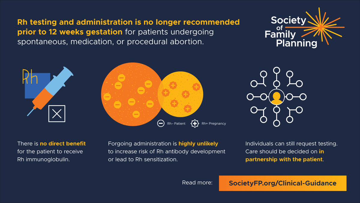 SocietyFP's tweet photo. "There is now enough evidence to change Rh immunoglobulin treatment guidelines in the United States." - @obgdocsarah 

Read the article and check out/share this graphic we created to accompany the clinical guidance.

https://t.co/CLnjTmHhEF https://t.co/yspQBeNHbJ