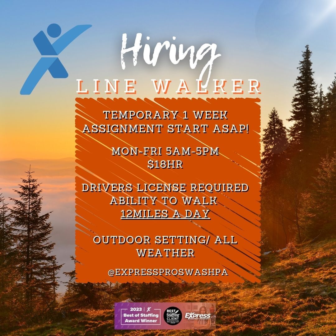 ExpressWashPa's tweet image. 📞CALL NOW TO INQUIRE! 724-249-2695
If you are new to Express and are interested in other opportunities visit our website: bit.ly/45XBp4B
APPLY TODAY! #wearehiring #washingtonpa #temporary #fulltimework