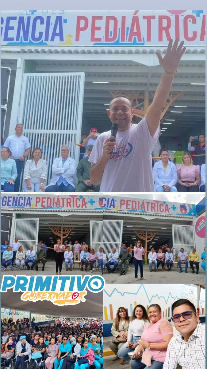Inauguración de Las nuevas Áreas de Emergencia Pediátrica y Tomografía del Hospital Universitario Jesús María Casal Ramos de Araure - Acarigua. Felicitaciones a todos por hermosa Obra¡Juntos por cada latido!💓_Gracias al Presidente Nicolás Maduro y Gobernador Primitivo Cedeño.