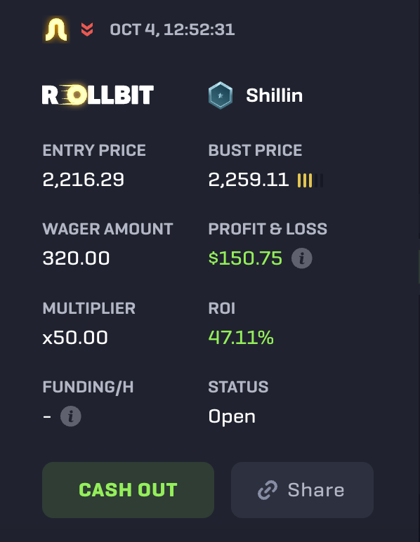 Shilllin's tweet photo. now we're just getting reckless lololol

if youve never tried rollercoaster DONT

shits addicting AF if you're a degen https://t.co/EEsW07B0Ij