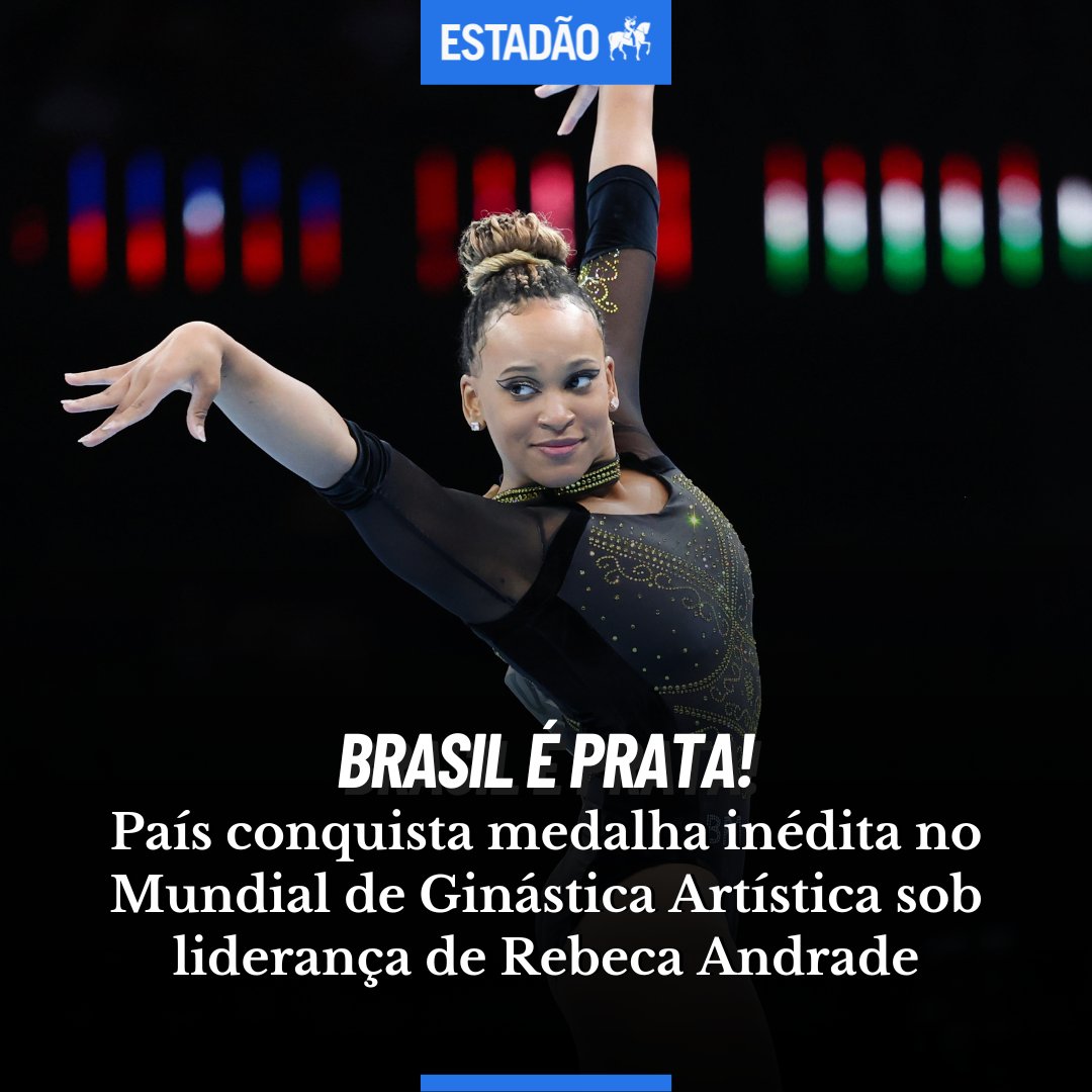 Brasil conquista a prata inédita no Mundial de Ginástica Artística