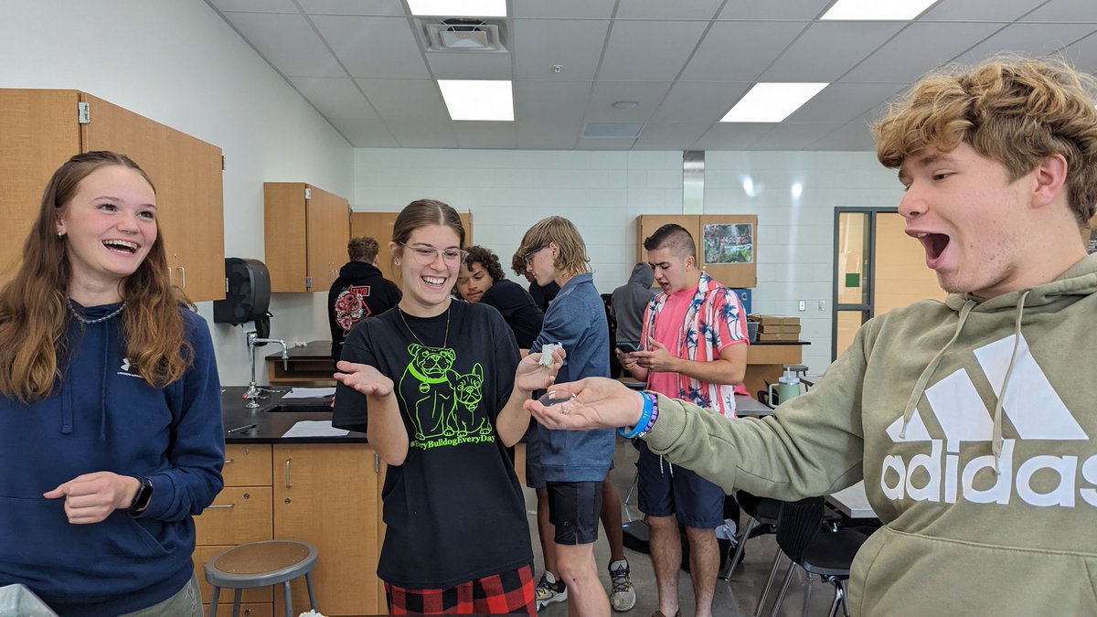 Studying* membranes with bubbles in AP Bio #EveryBulldogEveryDay

*also, just playing with bubbles
