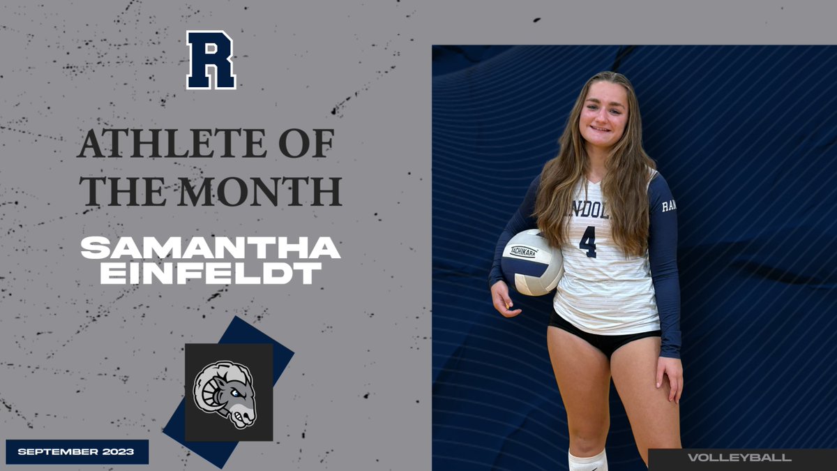 Congratulations!! To Samantha Einfeldt our September Athlete of the Month!! #LGR #RAMSGIRLSVOLLEYBALL