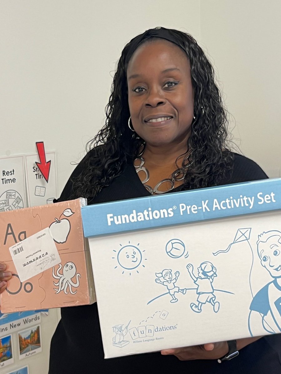 Ms. Amelia - Itty Bitty &amp; Ms. Lillian-RCMA received Fundations from a literacy subgrant via Flagler Schools. Thank you Early Learning Coalition &amp; VPK providers in supporting our efforts to help future kindergarten move #Flaglerforward <a href="/FlaglerSchools/">FlaglerSchools</a> <a href="/JeffReaves1/">Jeff_Reaves</a> @JanineKillmer