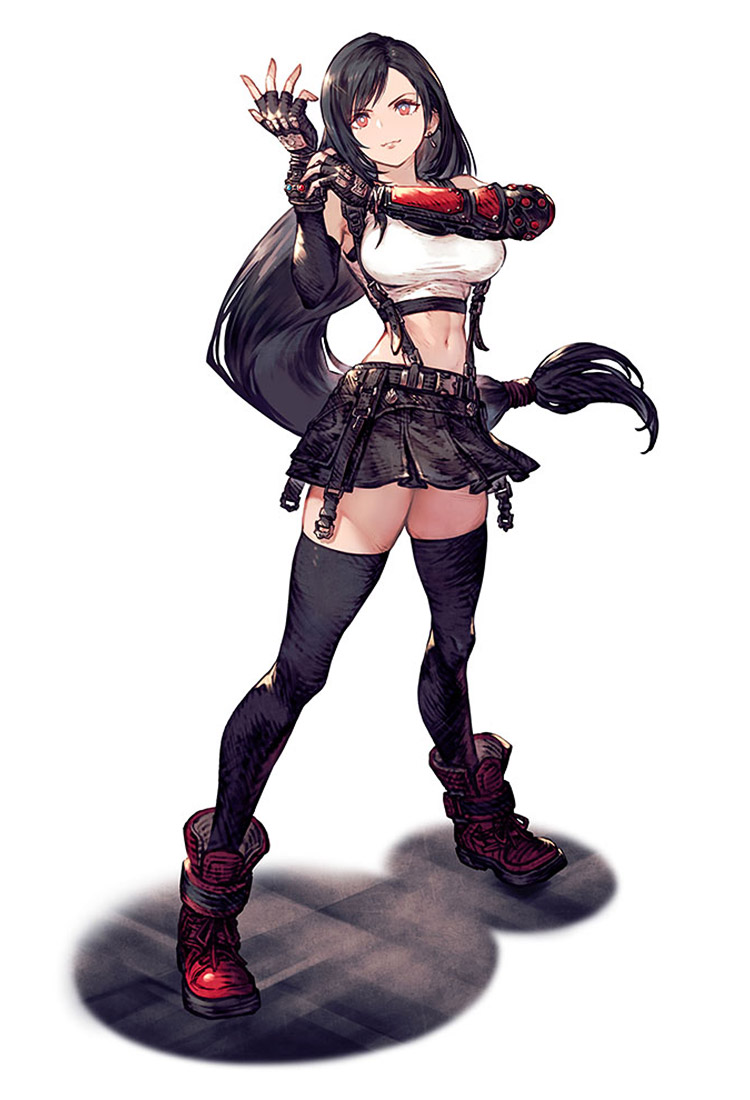 TropicalMaku's tweet photo. Final Fantasy ladies official art from War of Visions FF. https://t.co/HwsDlsUPia