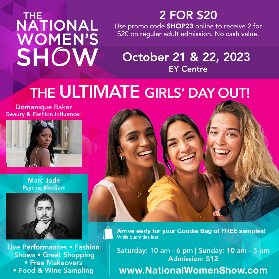 #Shoptilyoudrop at @ntlwomenshowthe ultimate #GirlsDayOut on Oct 21-22. 
Discount Tickets using code SHOP23: nationalwomenshow.com/ottawa-visitor/