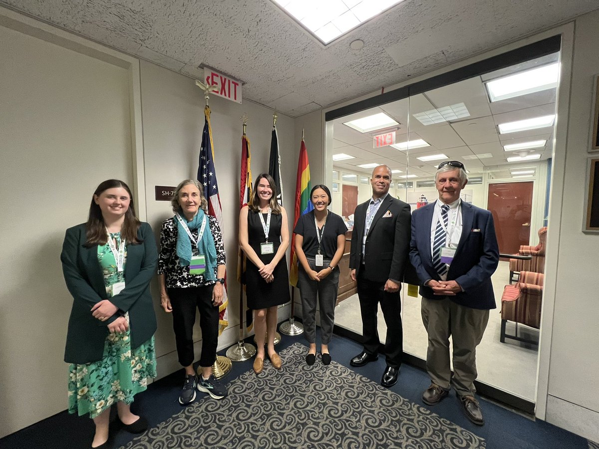 Shout out to the office of <a href="/ChrisVanHollen/">Senator Chris Van Hollen</a> for meeting with us to discuss how important it is to invest in #conservation so we can create a future where nature and people thrive together!  #VoicesForNature