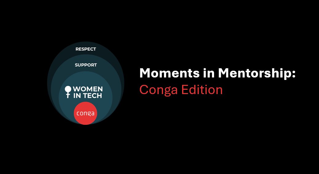 scottbatchelor's tweet photo. Have you ever thought about being a #mentor or leveraging the insights of a mentor? I sat down with my @Conga mentee last week for a conversation about what we've both learned from our mentor program sponsored by the #womenintech colleague resource group. https://t.co/bPkzasqaqP https://t.co/OO2LfYVUYJ