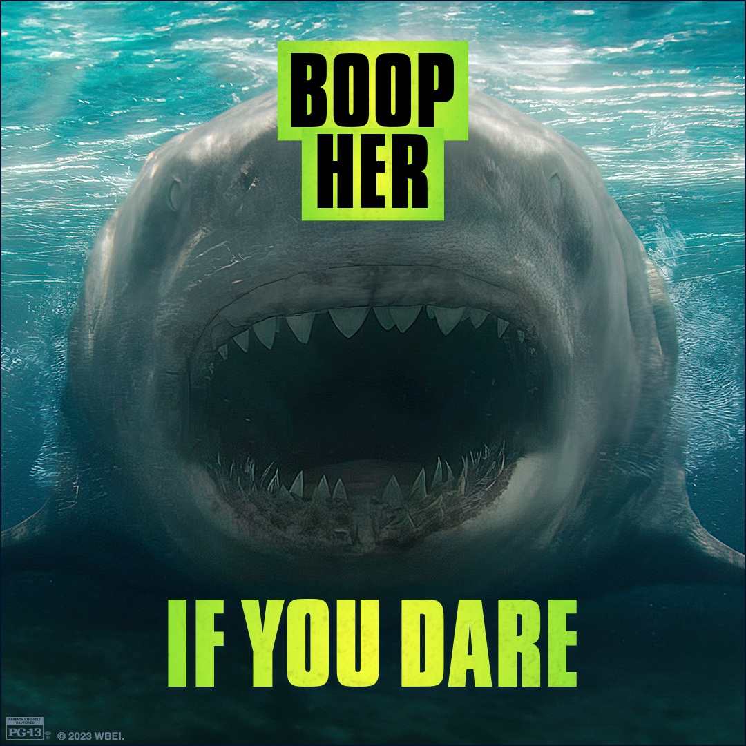 C'mon, give her a boop! #Meg2