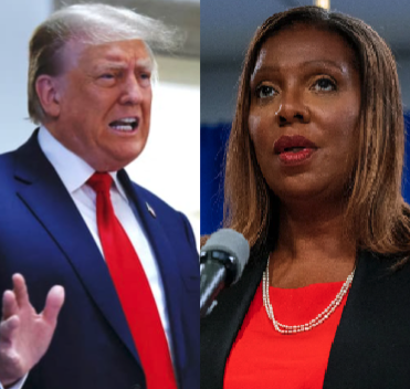 BREAKING: New York Attorney General Letitia James brings down the  hammer on her target Donald Trump seconds after stepping out of the Manhattan courthouse where his fraud trial is unfolding.

Refusing to hold back, James slammed the repeatedly indicted ex-president for