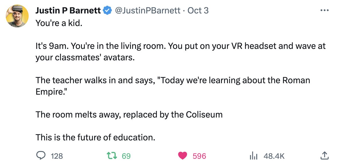 If this is what the future of education looks like, we're not complaining. What do you think? 🎮🤩